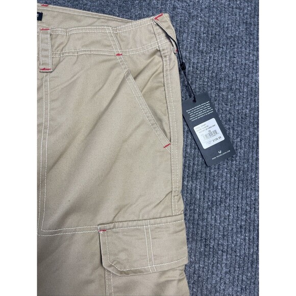 True Religion Women Size 32 Travertine Military Single Needle Cargo Pants 208061 - Picture 4 of 12
